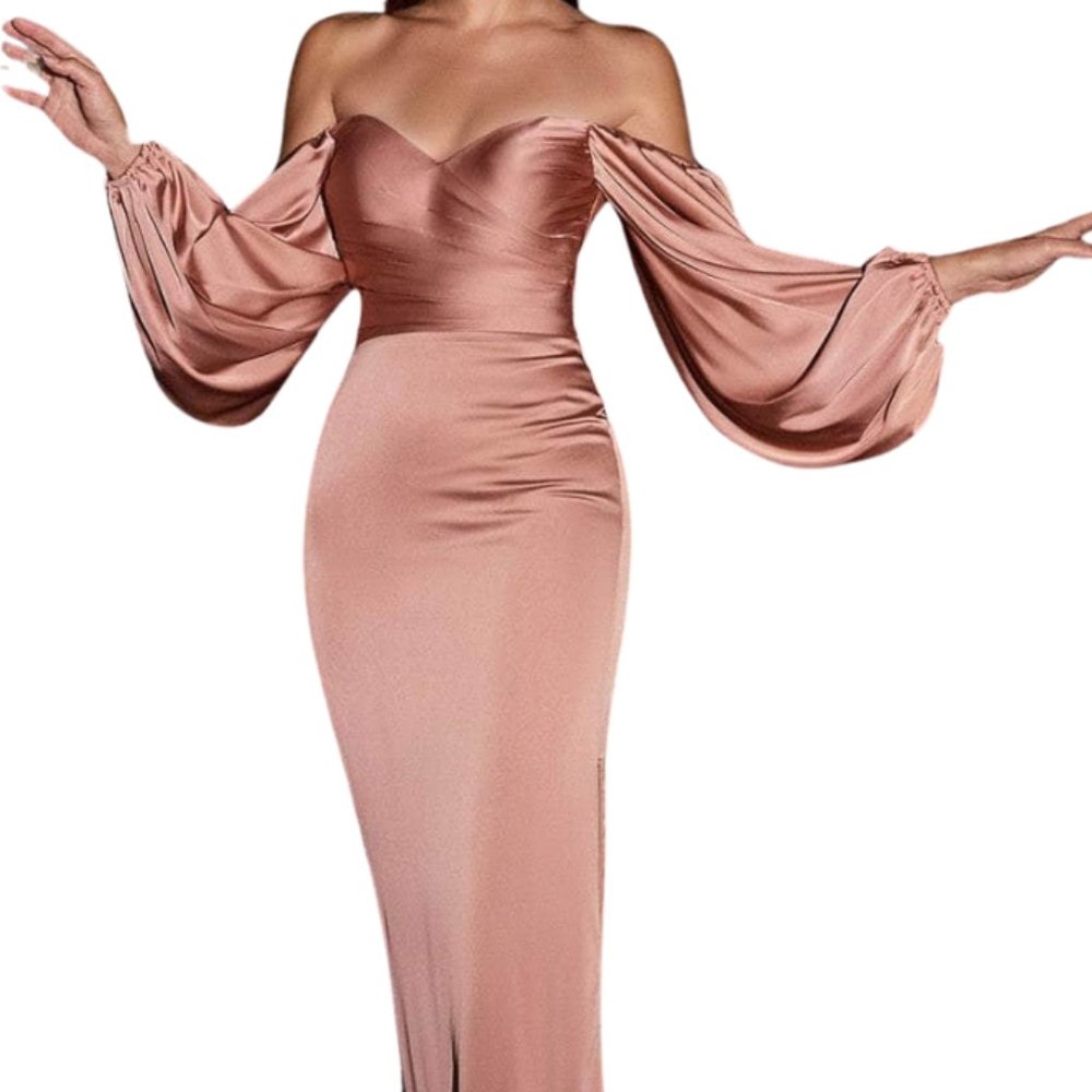 Cinderella Divine 7482 Prom Dress Pink Size 16 - Picture 1 of 6